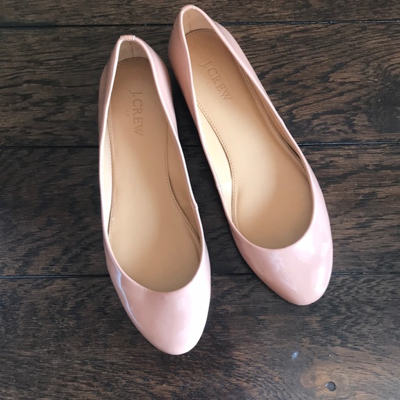 J. Crew Shiny Flats with Gold Heel - Picture 5 of 5